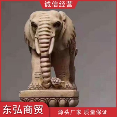 汉白玉象墩图2