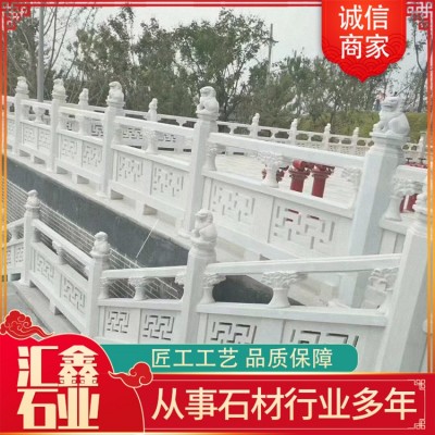 汉白玉石雕栏杆厂家图4