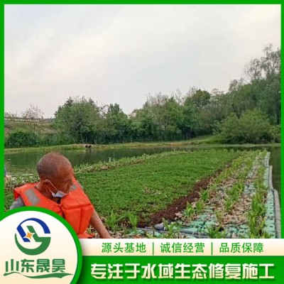 生态浮岛施工图5