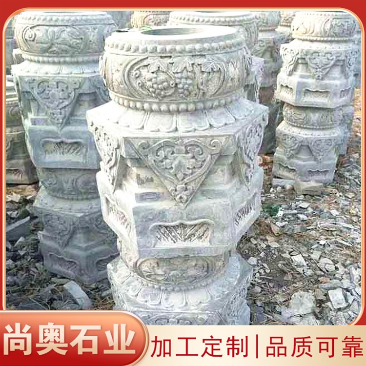 仿古柱墩石