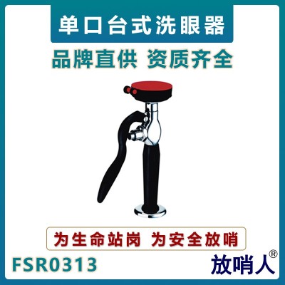 双防壁挂式洗眼器 挂壁式洗眼器 紧急洗眼器qmy图3