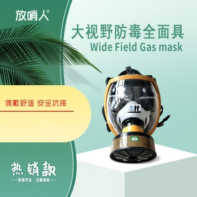 3M6800全面型呼吸器防护器 大视野防毒面具图3