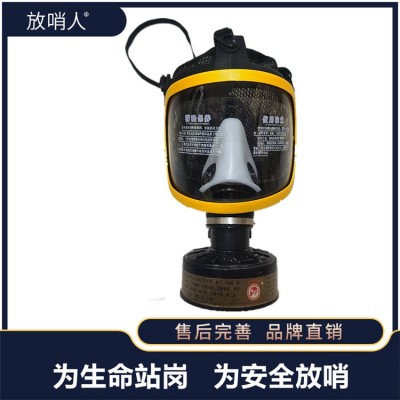 诺安NAMJ01全面型呼吸防护器  双盒防毒面具图3