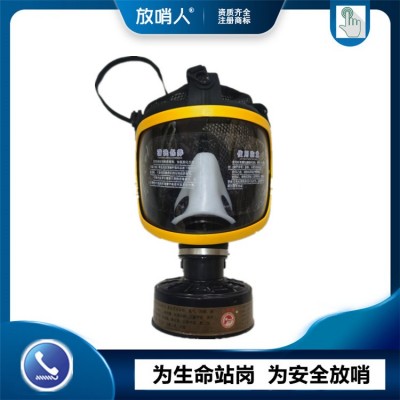 诺安NAMJ01 防尘全面具  双盒防毒全面具图4