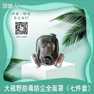 放哨人供应FSR0402鬼脸式具 应急逃生防毒面具图3