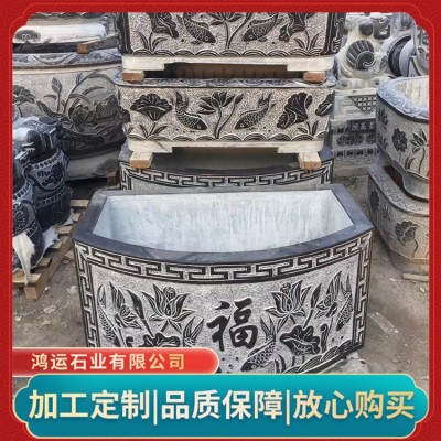 石雕鱼缸图2