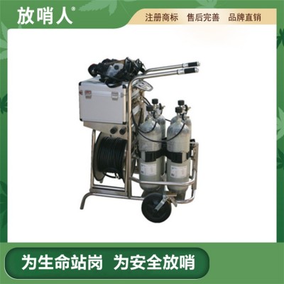 放哨人头罩款送风呼吸器    气防站长管呼吸器图3