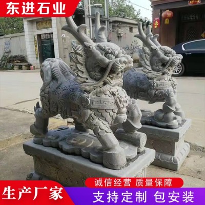石雕麒麟、石雕貔貅图2