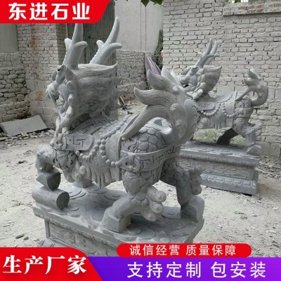 石雕麒麟、石雕貔貅图5