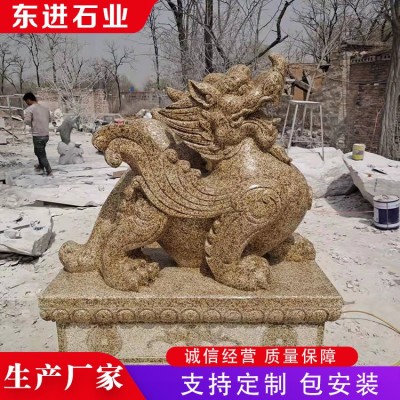 石雕麒麟、石雕貔貅图2