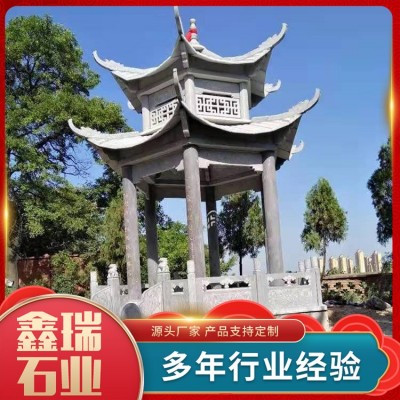 花岗岩石凉亭图2