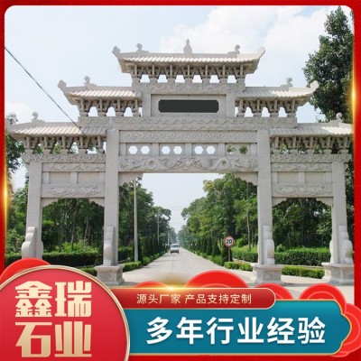 仿古石牌楼价格图5