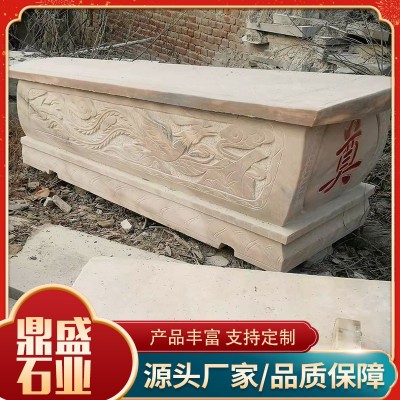 汉白玉石棺图3