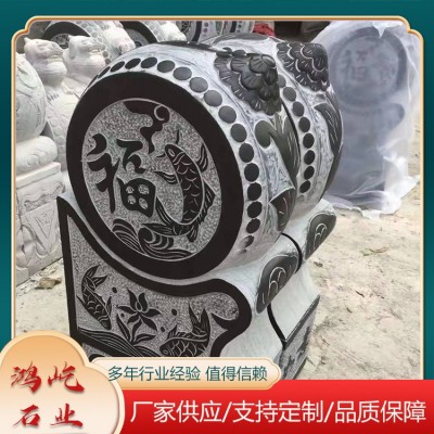 青石门墩图2