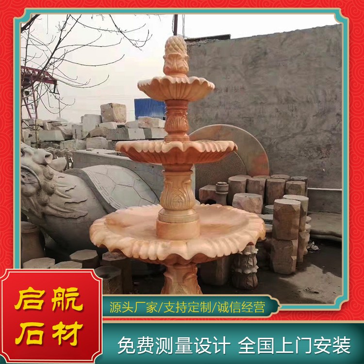 石雕喷泉