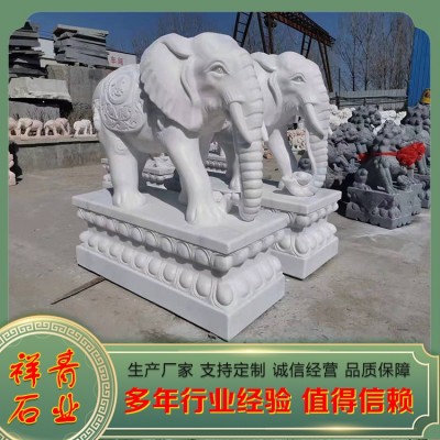 石雕动物石大象