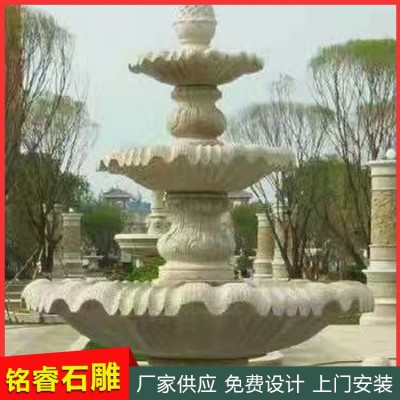 石雕喷泉