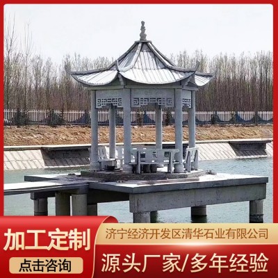 公园石凉亭图5