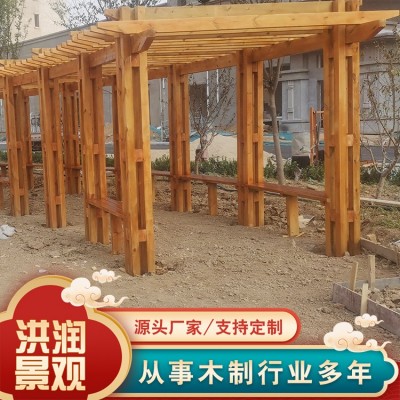 防腐木花架图5