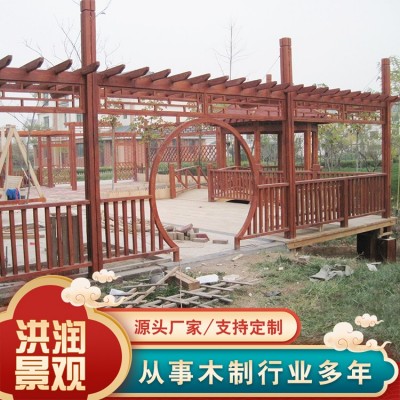 防腐木花架图4