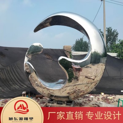 不锈钢雕塑、不锈钢镜面雕塑图3