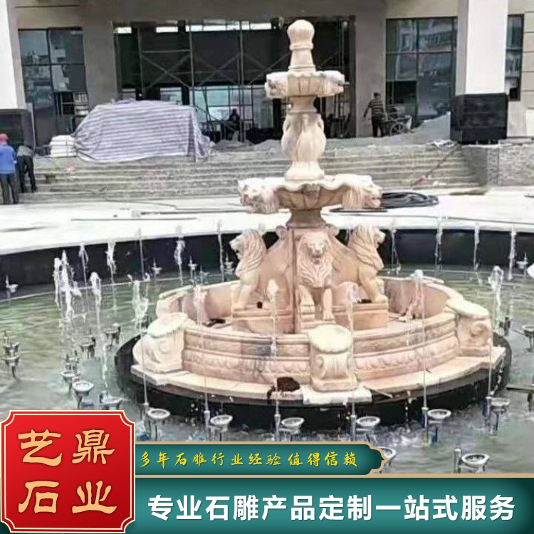 石雕喷泉