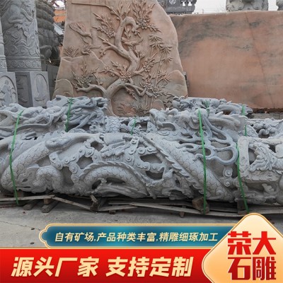 花岗岩石龙柱图4