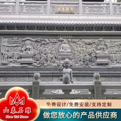 寺院石雕壁画图4