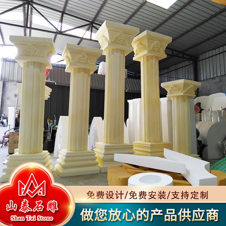 石雕罗马柱