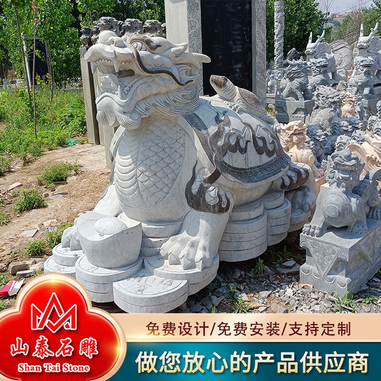 石雕龙龟