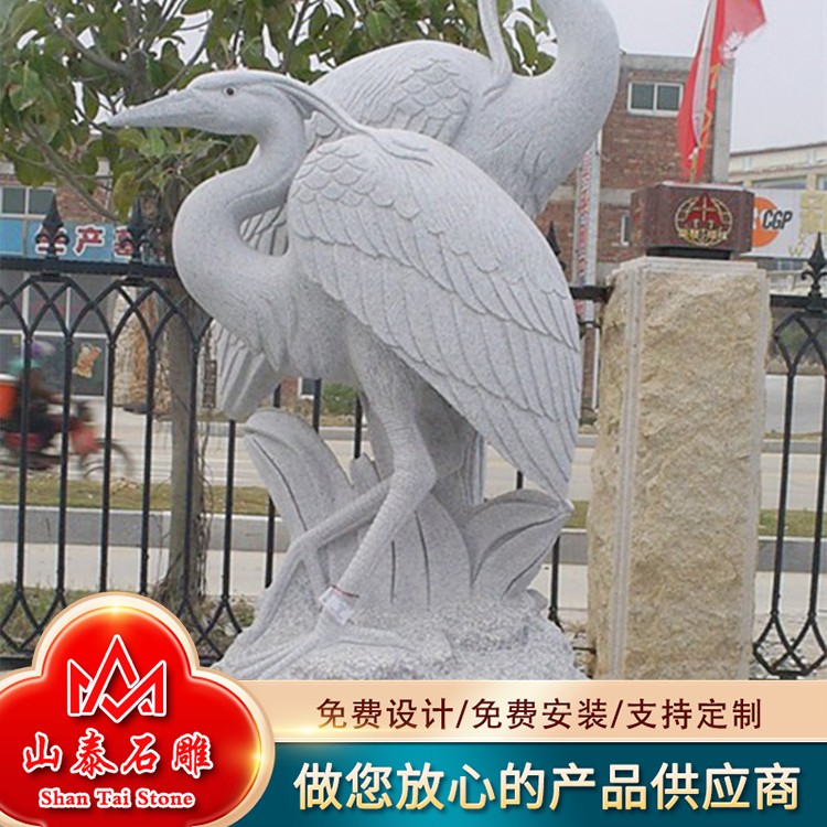 石雕鹤