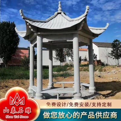 六角石亭图5