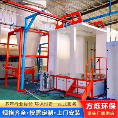 大旋风二级回收粉体喷房图2