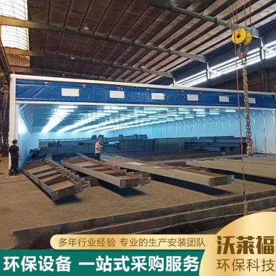 伸缩喷漆房图2