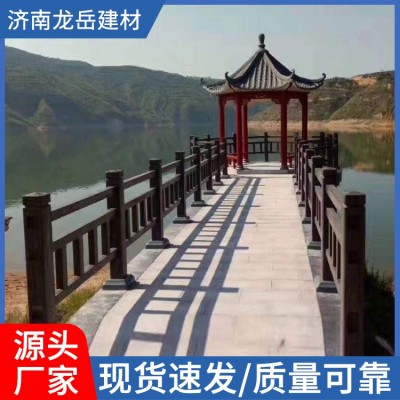 仿木树桩石栏杆系列图5