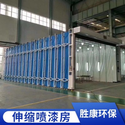 伸缩喷漆房图2