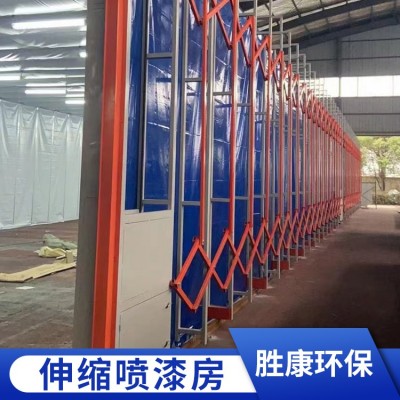 伸缩喷漆房图3