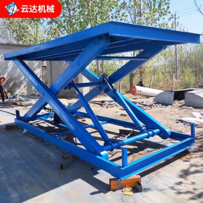 定制1-100吨固定剪叉式升降机 车间工位升降作业平台图3