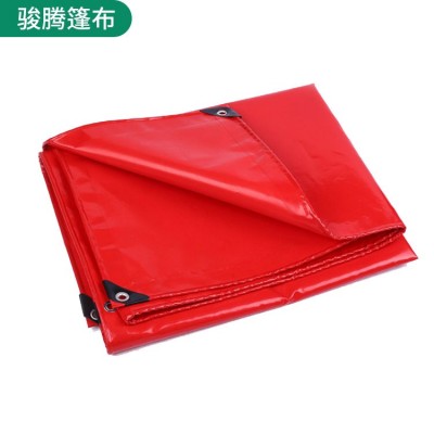 PVC刀刮布 绿色/红色图2