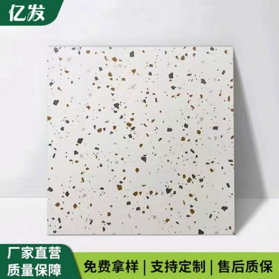 水磨石地板砖 亿发新型建材 医院学校耐磨防滑工程地面砖图2