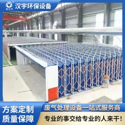 移动伸缩喷漆房图4