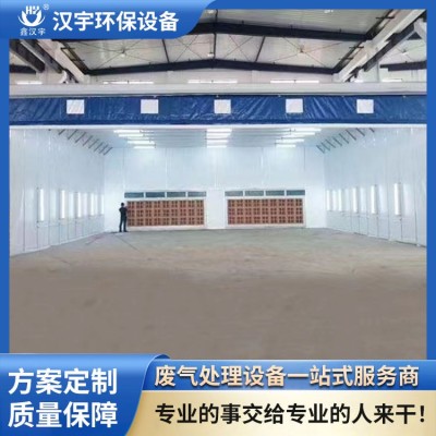 移动伸缩喷漆房图3