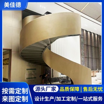旋转楼梯  圆弧楼梯  圆形楼梯源头厂家图2