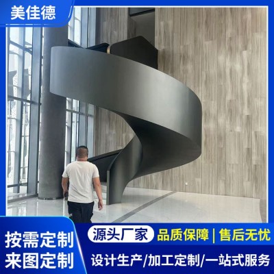玻璃楼梯 圆弧玻璃楼梯源头厂家图5