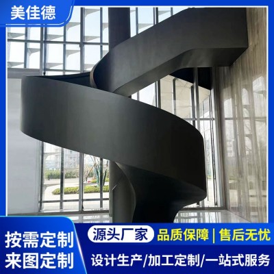金属漆转转楼梯 源头厂家图4