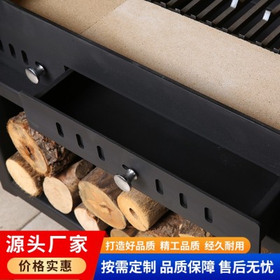 燃木真火壁炉图5