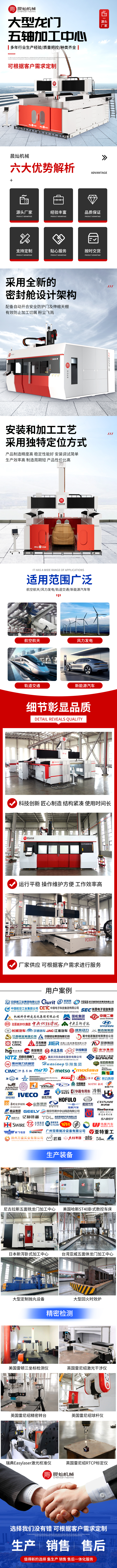 大型龙门五轴加工中心